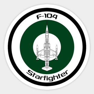 F-104 Starfighter (PK) Sticker